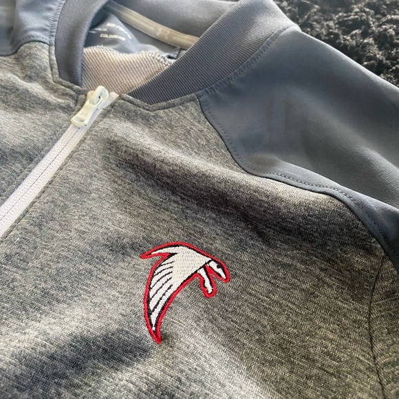 Under Armour zip up mens medium (FALCONS) - Picture 3 of 7